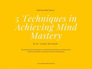 Understanding Mind Mastery for Complete Mental Health