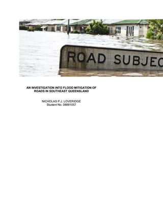 Flood Mitigation Of Roads