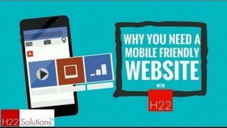 Why you need a mobile friendly website