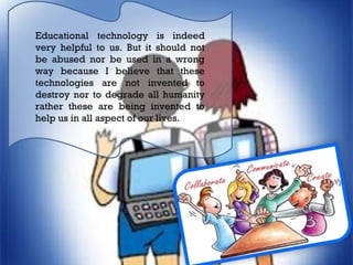 Our portfolio in Educational Technology 2