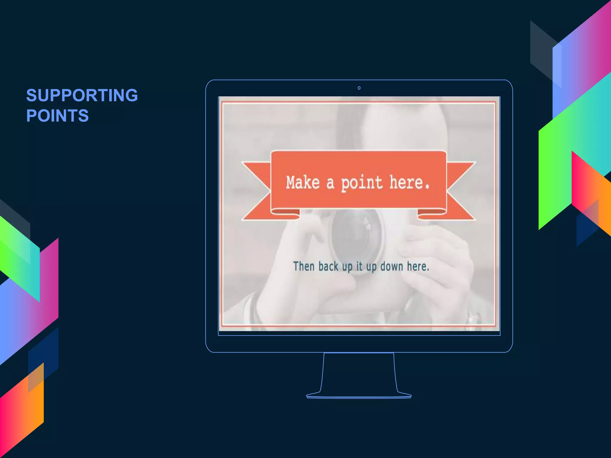 SUPPORTING
POINTS
 