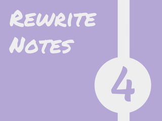 4
Rewrite
Notes