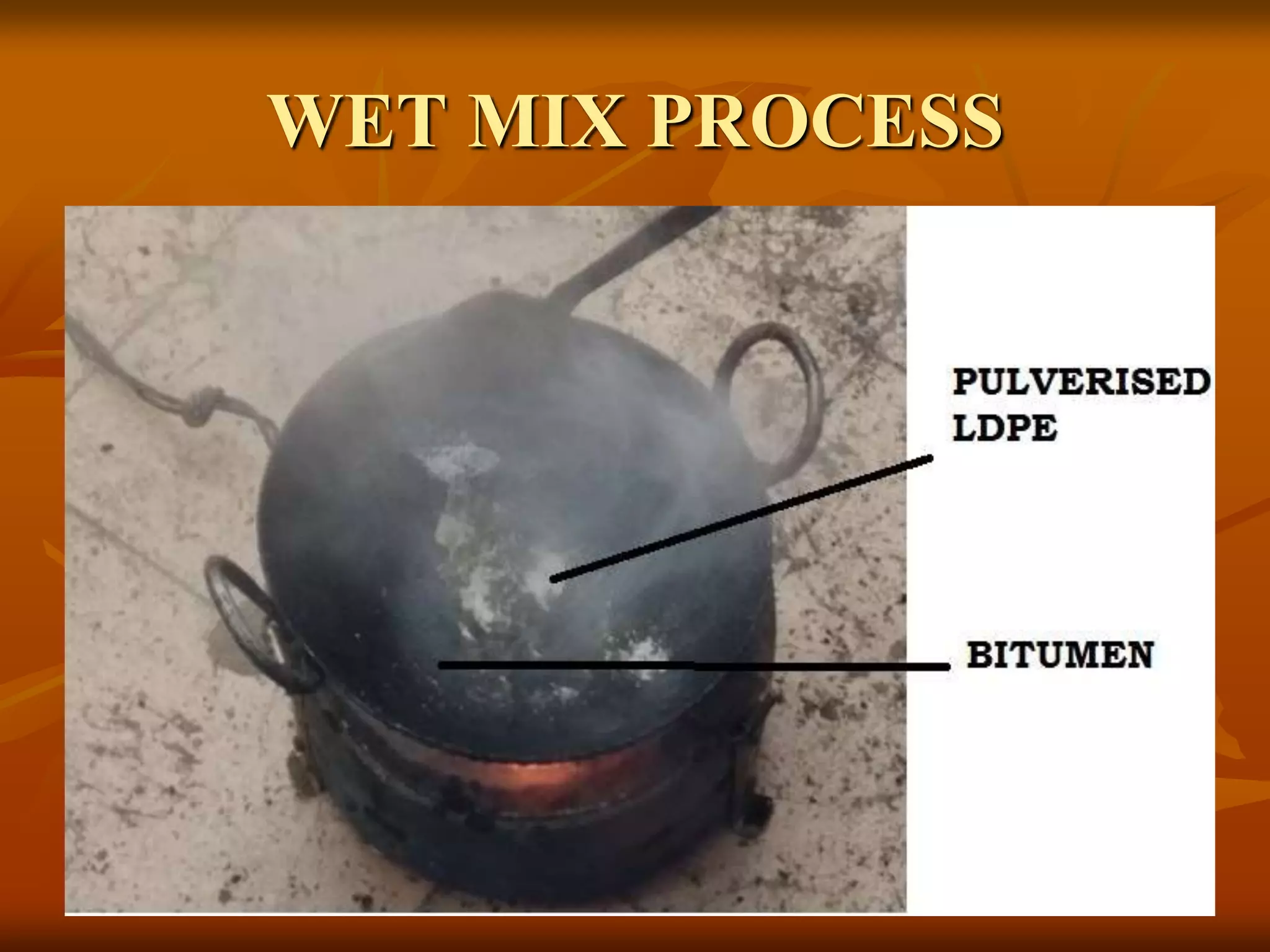 WET MIX PROCESS
 