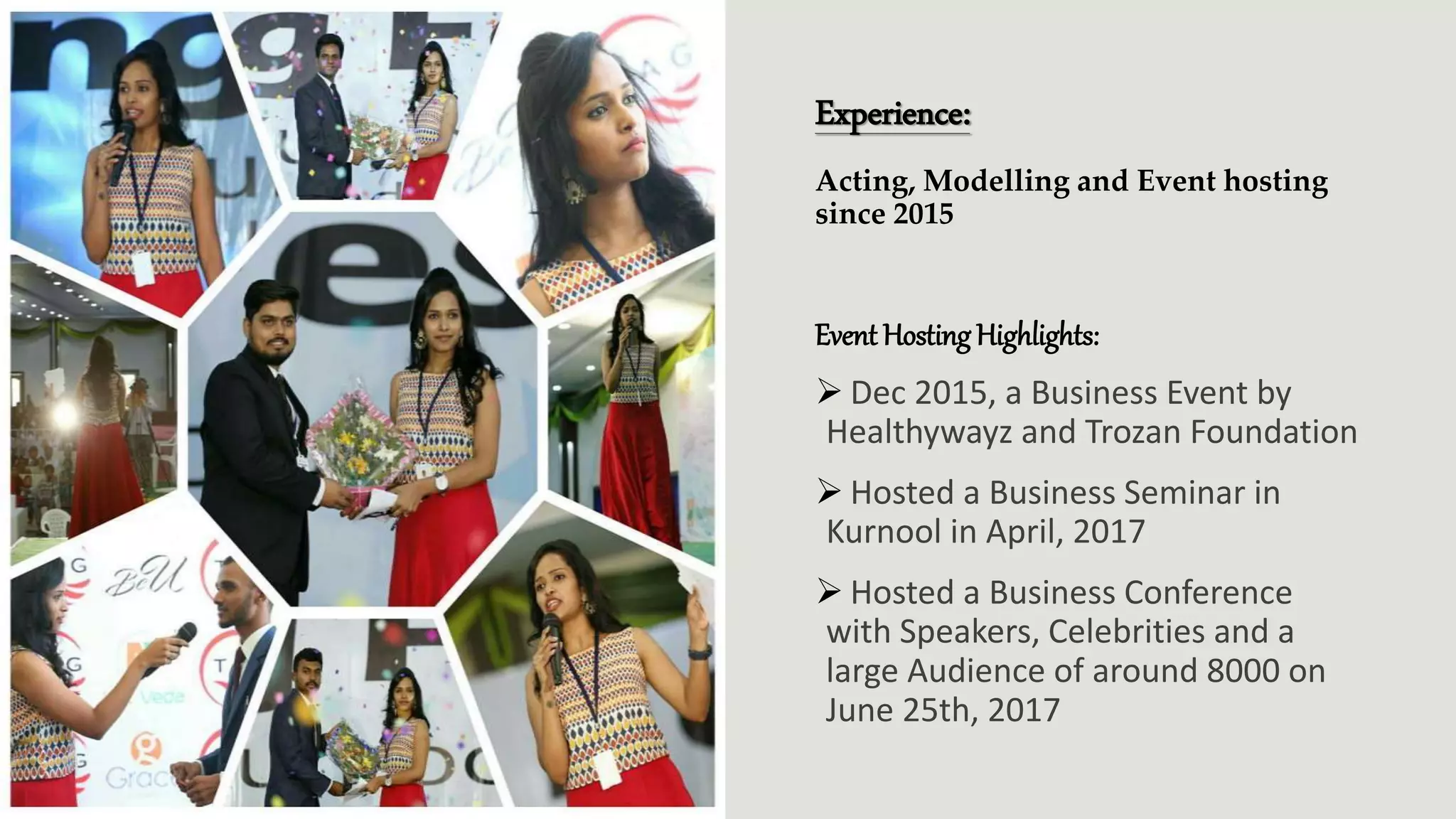 Actress/ Host Pavani Profile | PPTX