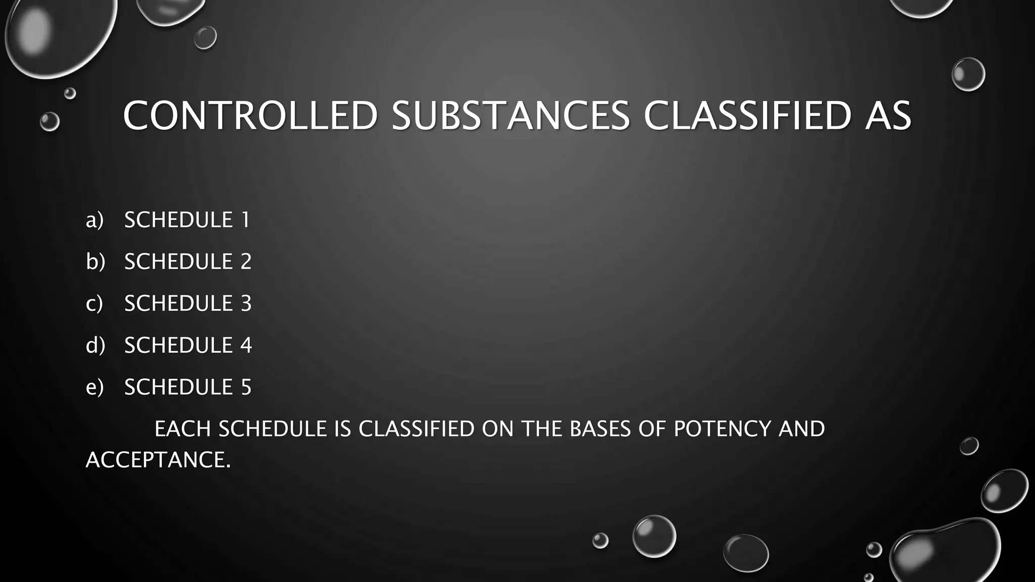 introduction of controlled drugs or substances. PPT