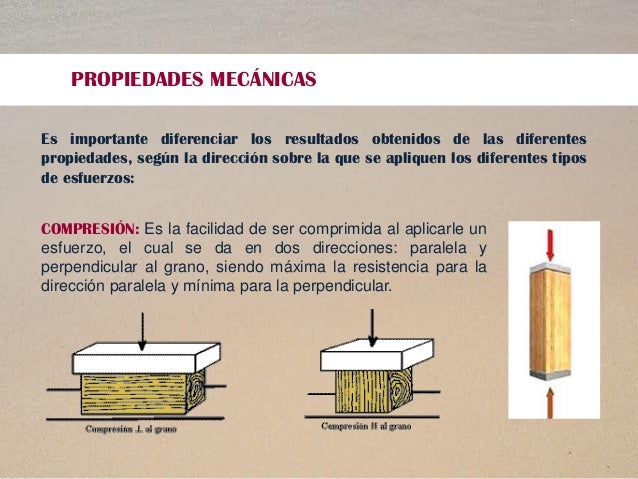 Propiedades mecánicas de la madera
