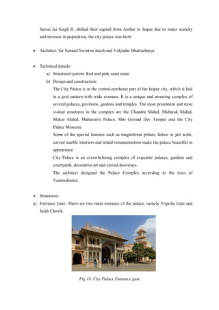 Study Tour Report: Jaipur | PDF