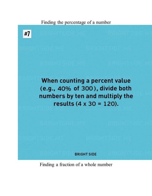 Nine simple math tricks you'll wish you had always known | PDF