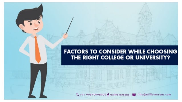 How To Choose The Right College Or University Part 2 How To Choose The Right College Or University Part 2