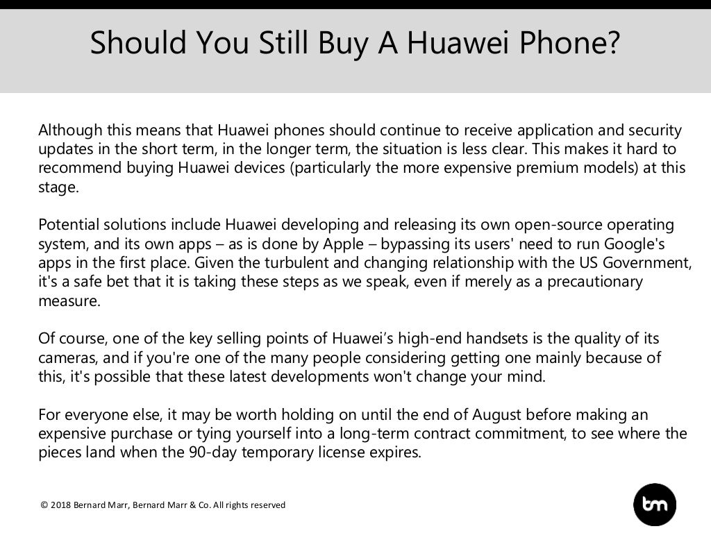 should i still buy a huawei phone