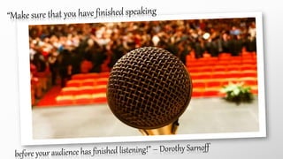 Public Speaking Quotes