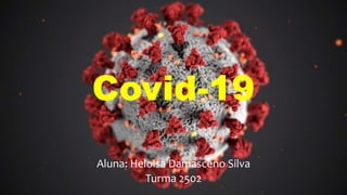Covid-19
Aluna: Heloisa Damasceno Silva
Turma 2502
 