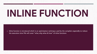 inline function | PPT