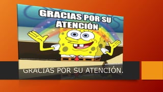 GRACIAS POR SU ATENCIÓN.
 