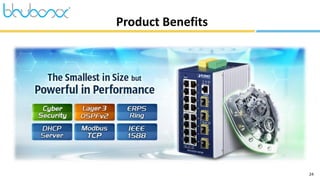 24
Product Benefits
 
