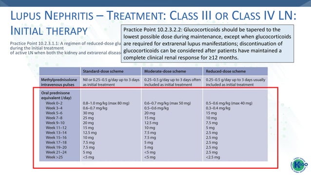 Lupus Nephritis Stage 5 Life Expectancy Lupus Nephritis (KDIGO 2021 Guidelines) - Dr. Gawad