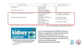 Vitamin D in Chronic Kidney Disease Which type, Which dose, Which ...