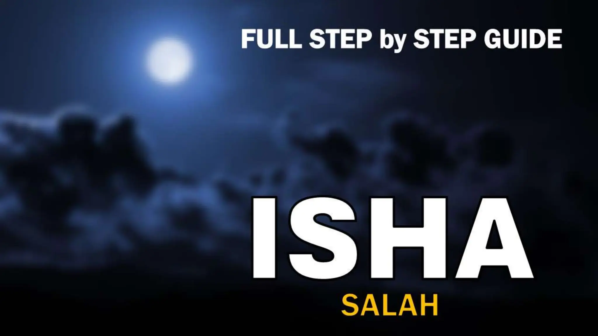 How to pray Isha salah PPT