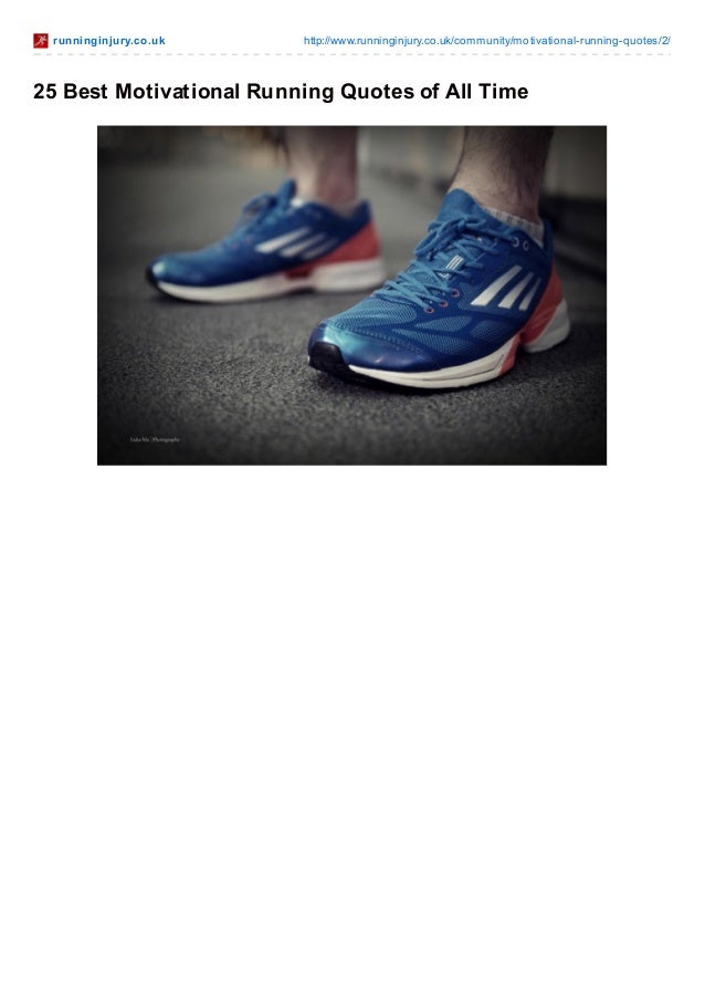 The 25 Best Motivational Running Quotes of All Time