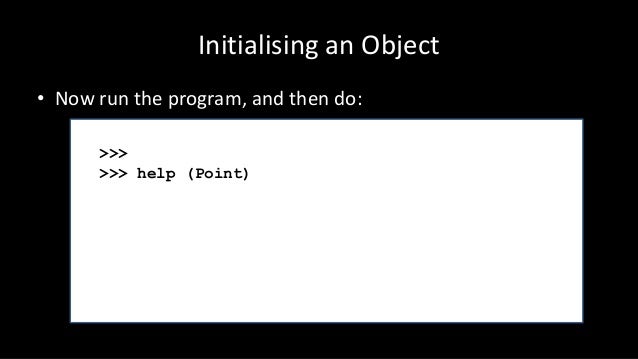 Creating Objects in Python