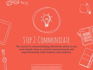 Step4:Contribute&Collaborate
SECRET: An authentic audience will engage your
students but the authentic audience should eng...