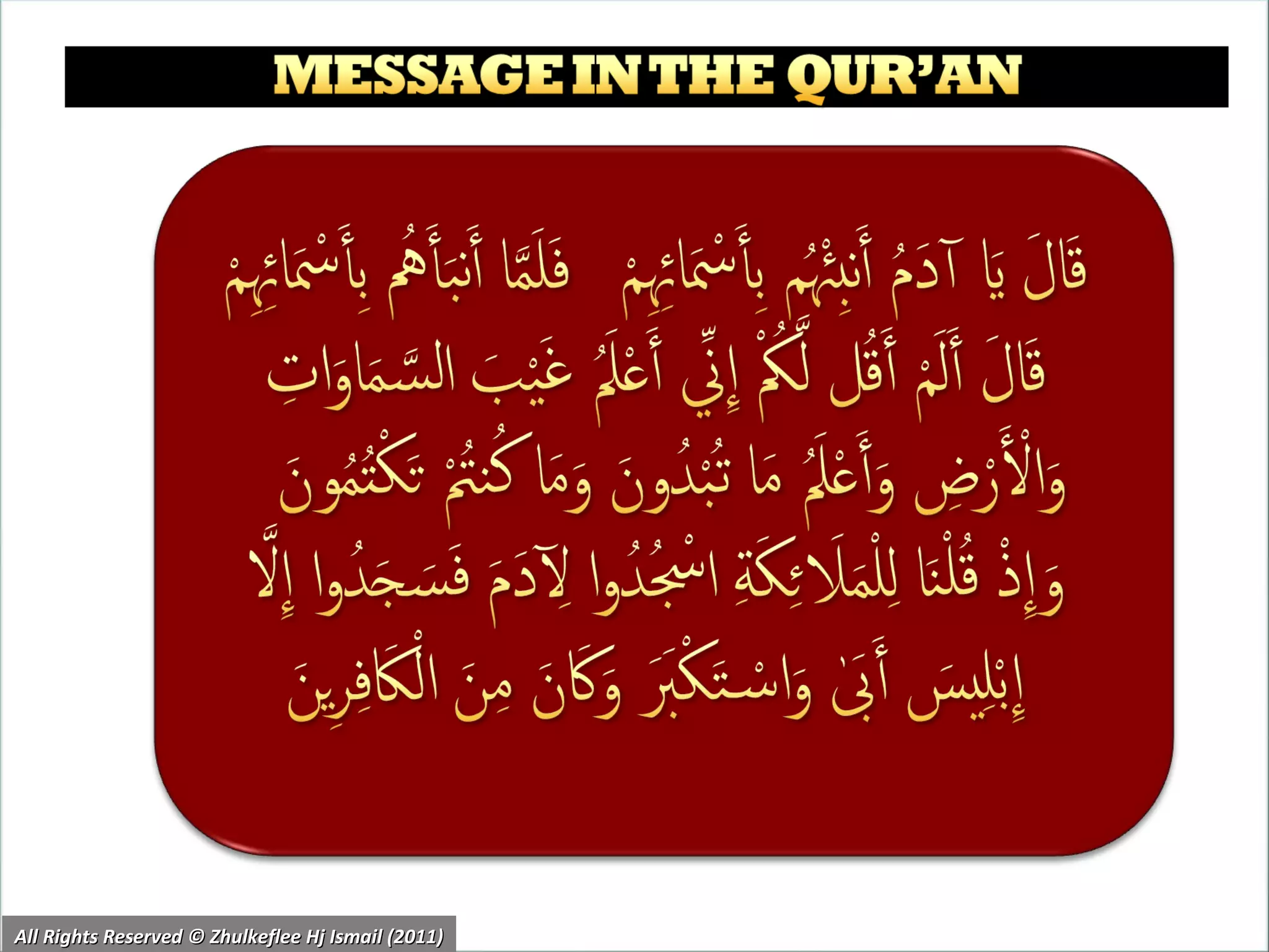 All Rights Reserved © Zhulkeflee Hj Ismail (2011) 