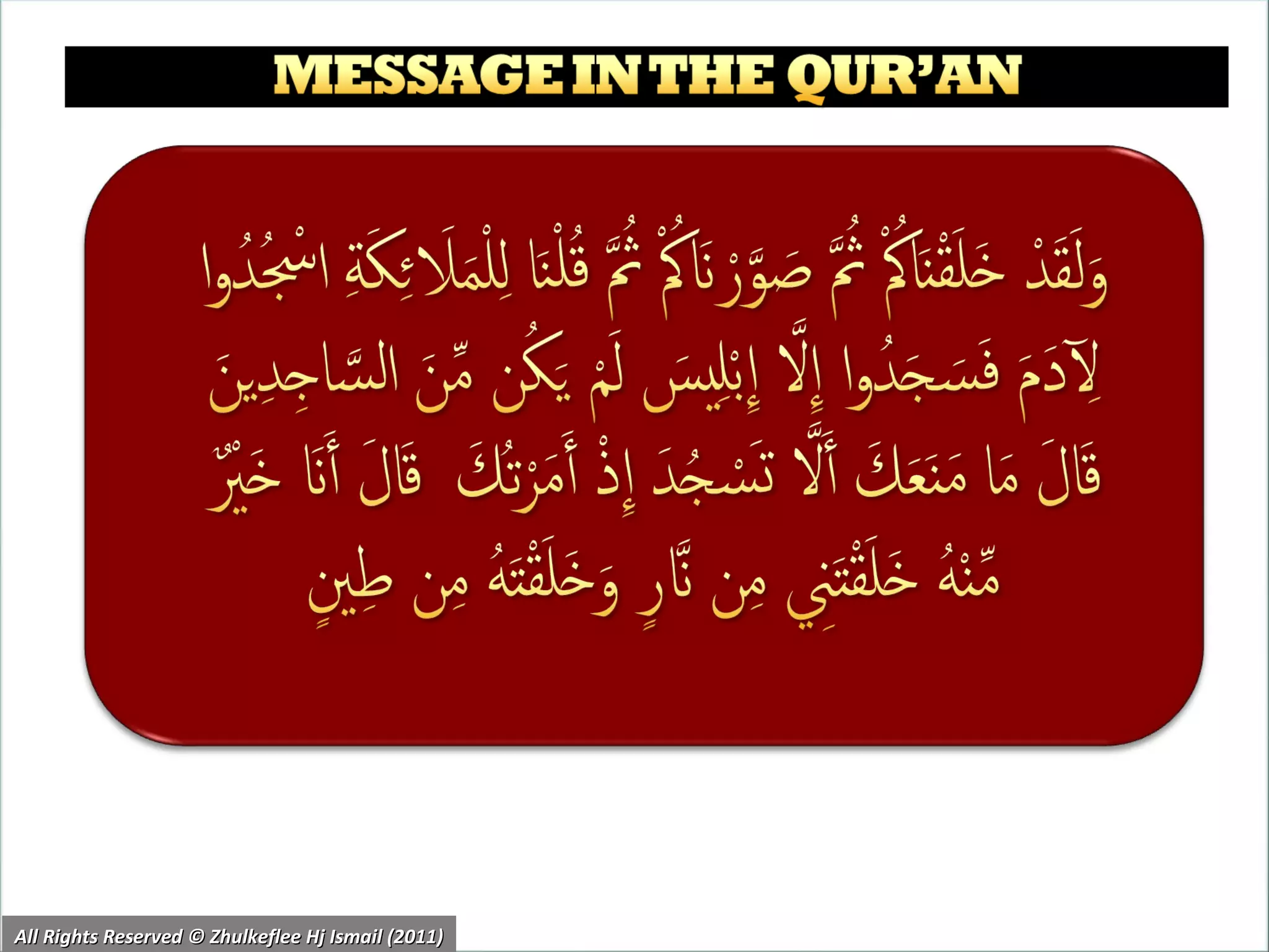 All Rights Reserved © Zhulkeflee Hj Ismail (2011) 