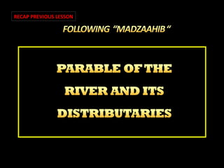 RECAP PREVIOUS LESSON

 