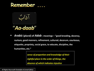 Adab Adab: The