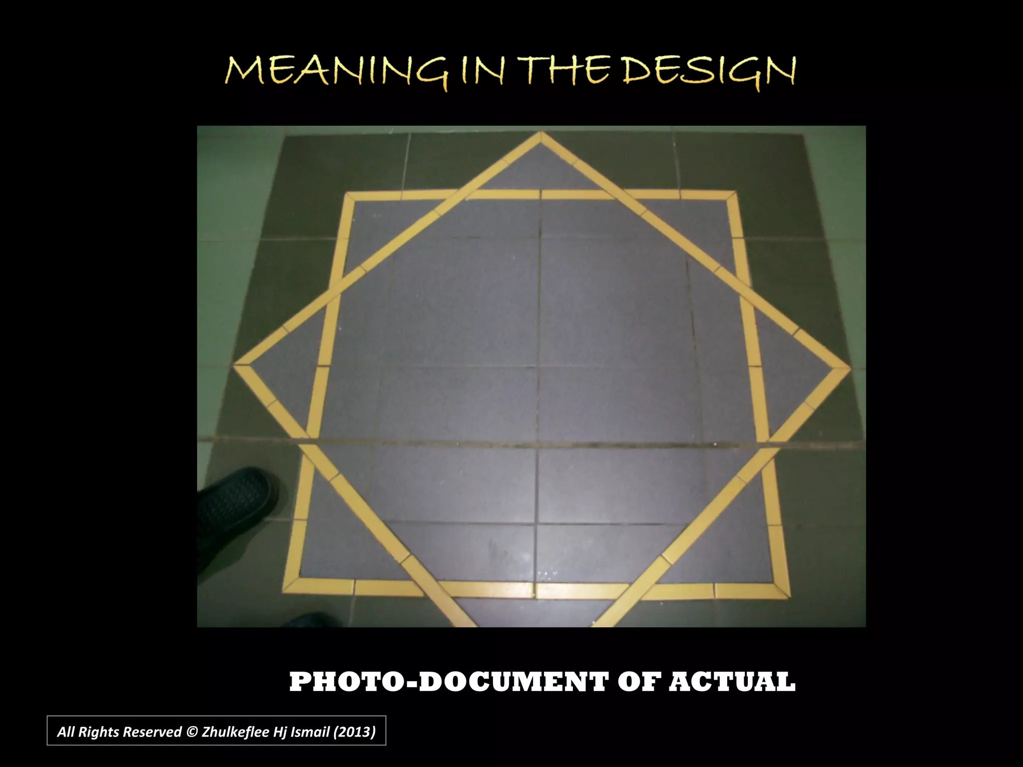 PHOTO-DOCUMENT OF ACTUALPHOTO-DOCUMENT OF ACTUAL
All Rights Reserved © Zhulkeflee Hj Ismail (2013))
 