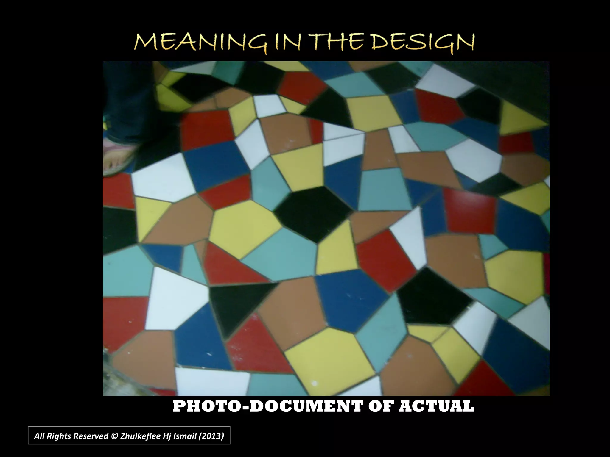 PHOTO-DOCUMENT OF ACTUALPHOTO-DOCUMENT OF ACTUAL
All Rights Reserved © Zhulkeflee Hj Ismail (2013))
 