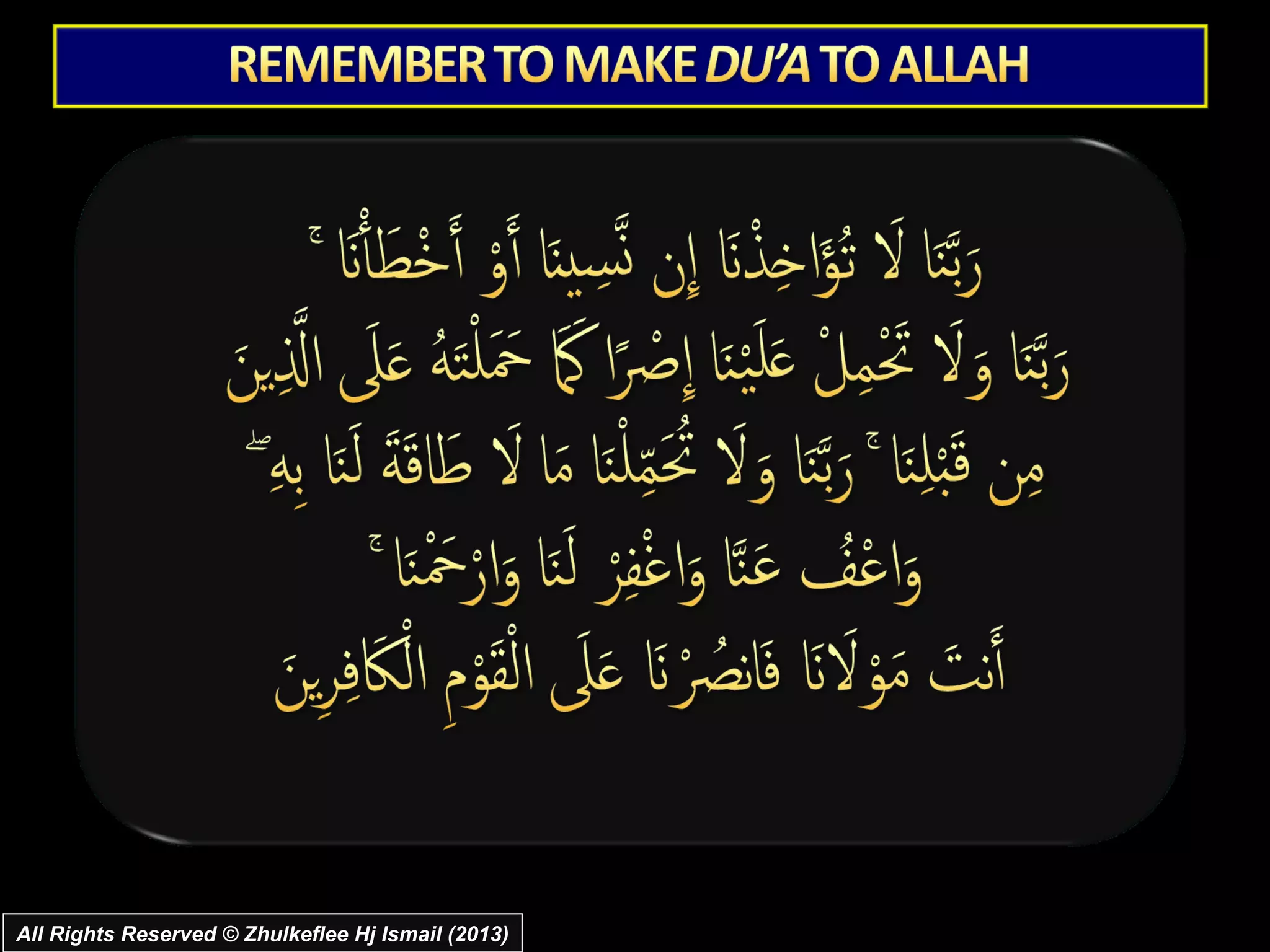 All Rights Reserved © Zhulkeflee Hj Ismail (2013)
 