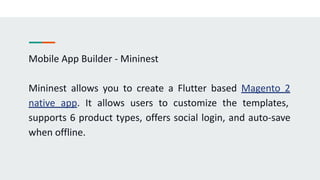 Best Mobile App Builder For Magento 2