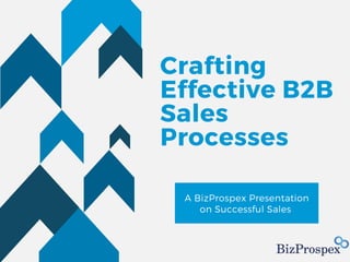 Crafting
Effective B2B
Sales
Processes
A BizProspex Presentation
on Successful Sales
 