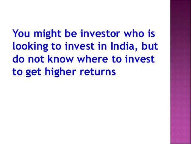 Best investing options in india