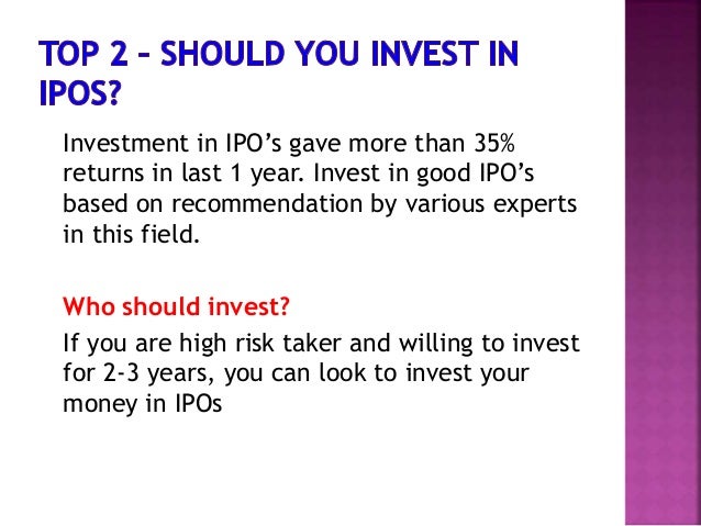 Best investment options 2016 india
