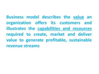 The Business Model Canvas - Brampton Entrepreneur Centre
