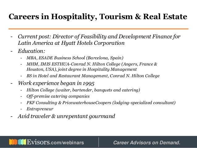 careers in hospitality