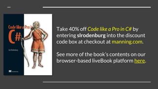 Code like a Pro in C# | PPSX