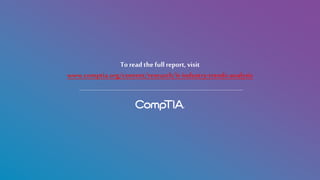 CompTIA 2021 IT Industry Outlook