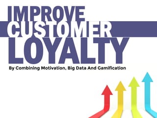 CUSTOMER
LOYALTY
IMPROVE
By Combining Motivation, Big Data And Gamification
 
