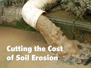 Cutting the Cost
of Soil Erosion
 