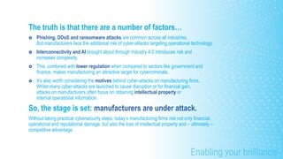 Cybersecurity for manufacturing - Five practical steps, by Six Degrees ...