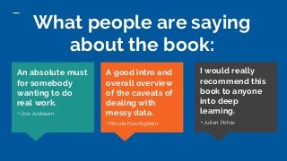 What people are saying
about the book:
An absolute must
for somebody
wanting to do
real work.
-Joe Justesen
A good intro a...