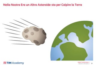 21
Nella Nostra Era un Altro Asteroide sta per Colpire la Terra
Digital Transformation
Giovanni Lofrumento
 