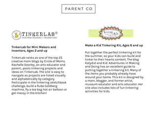 For Tinkerers And Makers
 