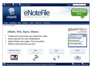 Slide Share - eNoteFile