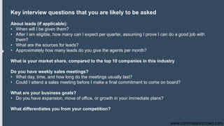 Recruiting Self-employed Sales Agents: Key Interview Questions & Etiquette