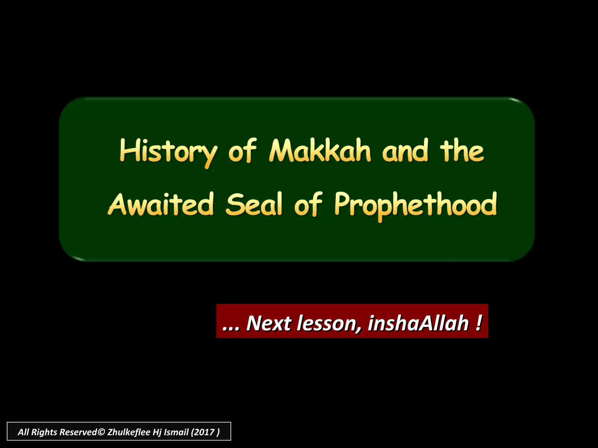 ... Next lesson, inshaAllah !... Next lesson, inshaAllah !
All Rights Reserved© Zhulkeflee Hj Ismail (2017 )
 