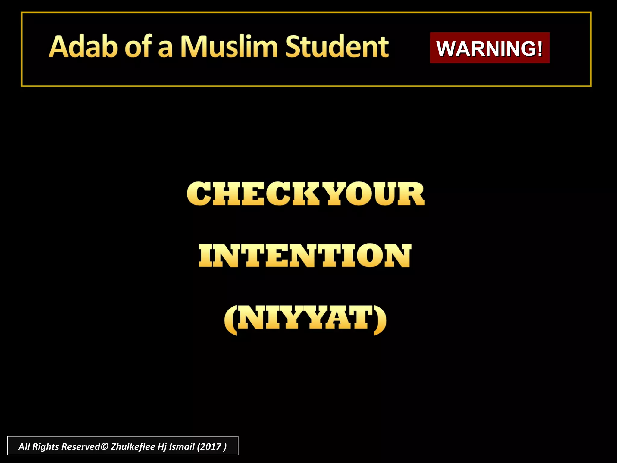 WARNING!WARNING!
All Rights Reserved© Zhulkeflee Hj Ismail (2017 )
 